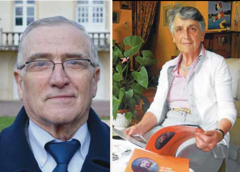 Gilbert Taxil et Marie-France Faudi, présidents de l'association